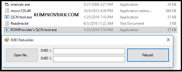 Download Qcn Rebuilder Tool Latest Version For Free Rom Provider