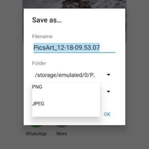 How to Save as PNG in Pics Art / PicsArt - ROM-Provider